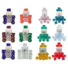 Translucent Dice Sampler Bundle: Mix Combo 7-Set 15-Set (12) - Cats In Hat Inc.