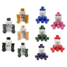 Marble/Shimmer Dice Sampler Bundle: Mix Combo 7-Set 15-Set (10) - Cats In Hat Inc.