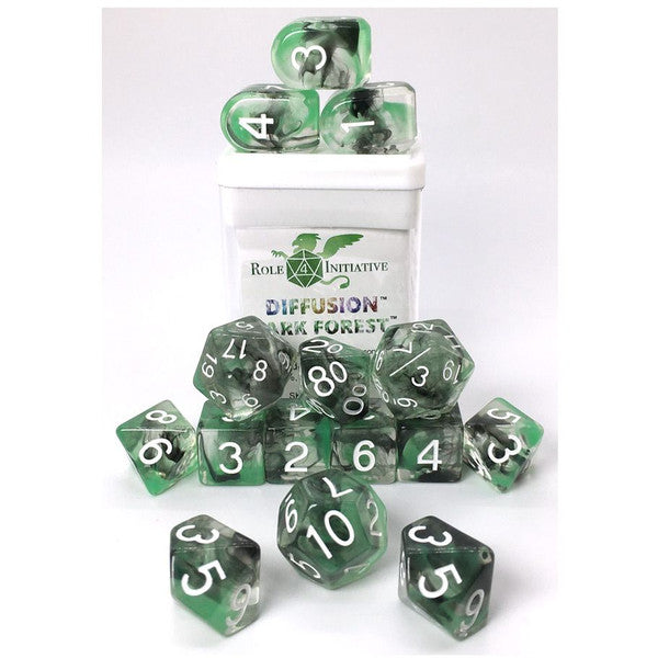 15-Set Dice Diffusion Dark Forest with Arch'd4 & Balance'd20