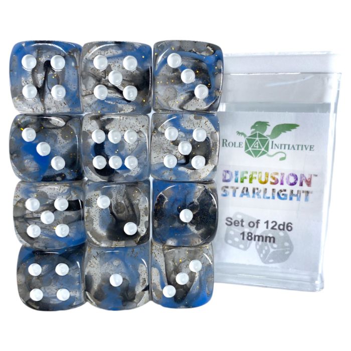 D6 Cube 18mm Diffusion Starlight (12)