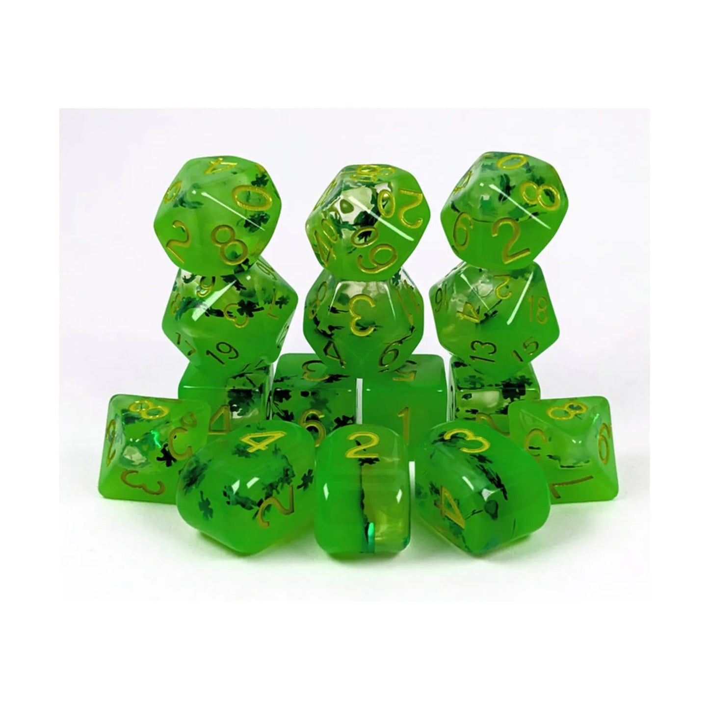 15-Set Lit Leprechaun (Glow in the Dark!) with symbols
