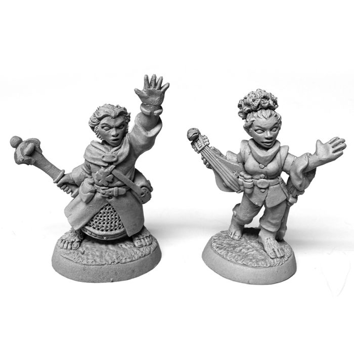 Dungeon Dweller: Halfling Cleric And Bard