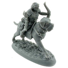 Dungeon Dweller: Halfling On Dog (Female) - Cats In Hat Inc.