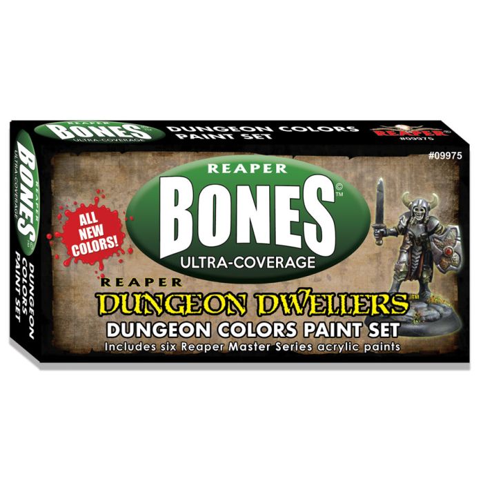 Master Series Paints: Bones: Dungeon Colors Set - Cats In Hat Inc.