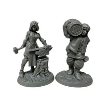 Legends: Townsfolk: Cooper And Blacksmith - Cats In Hat Inc.