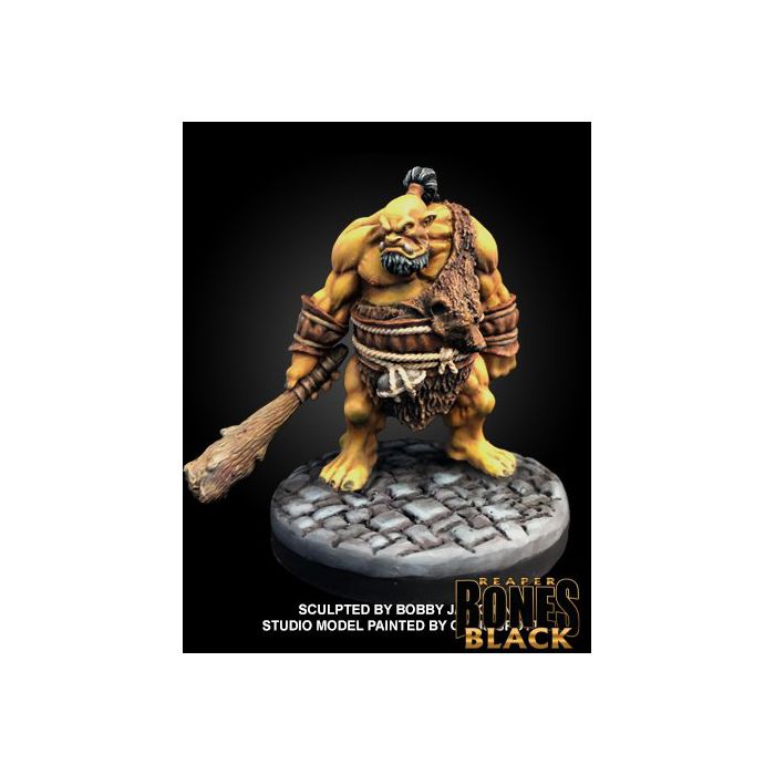 Bones Black: Ogre Chieftan Garghuk - Cats In Hat Inc.