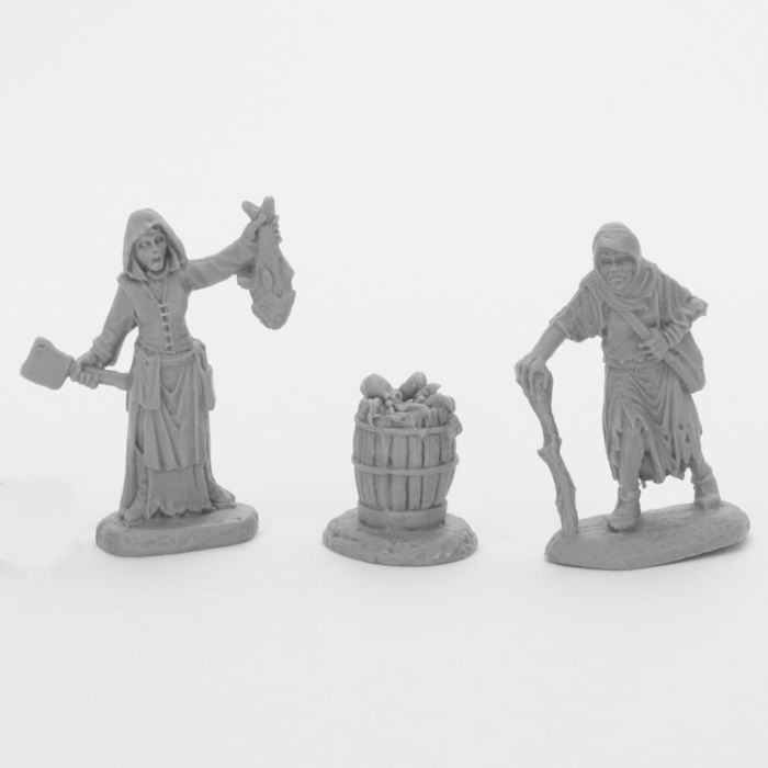 Bones Black: Dreadmere Townsfolk: Fishwife & Crone (2)