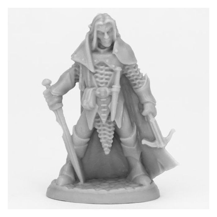 Bones Black: Drow Male Fighter