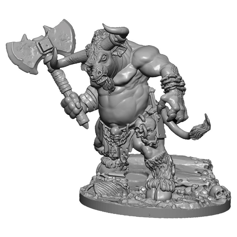 Bones Black: Minotaur By Reaper Miniatures