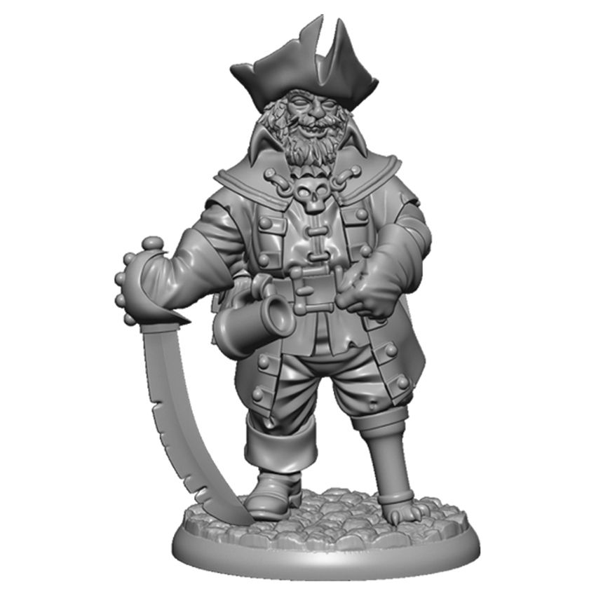 Bones Black: Ghost Pirate Captain