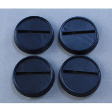 1" Round Slotted Lipped Bases (6) - Cats In Hat Inc.