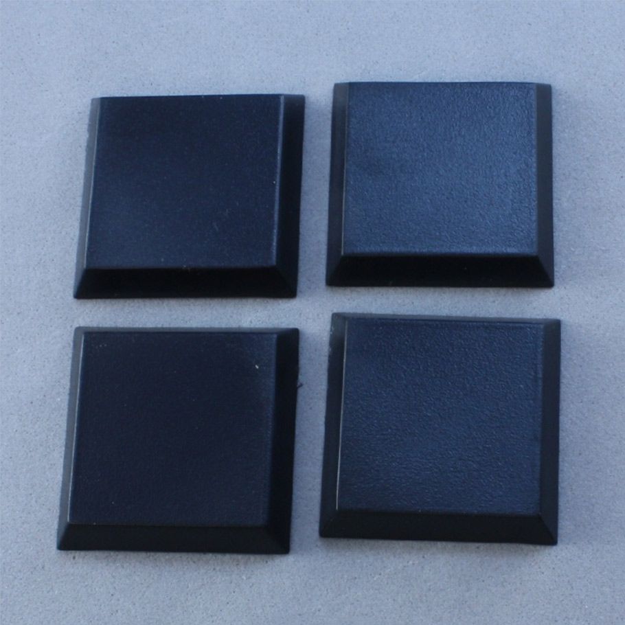 1" Square Flat Bases (20)