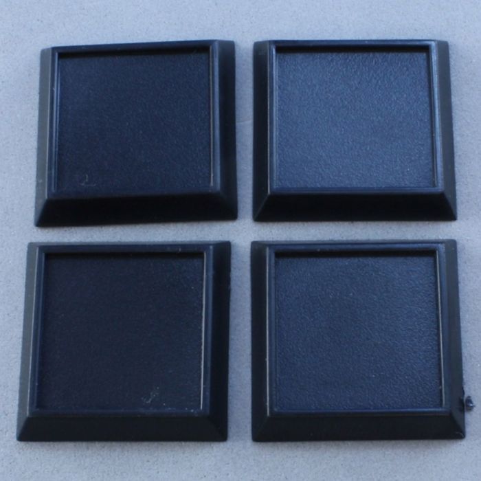 1" Square Lipped Bases (20)