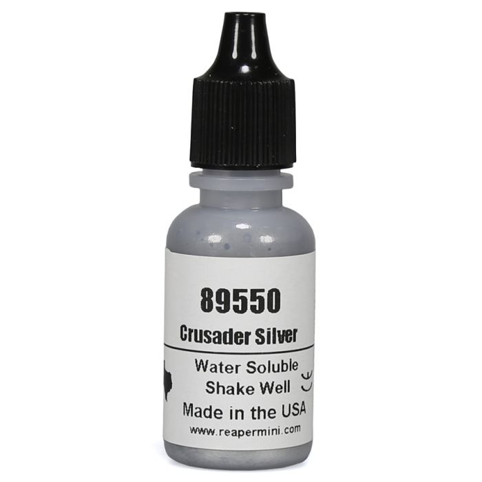 Master Series Paints: Pathfinder: Colors Of Golarion: Crusader Silver - Cats In Hat Inc.