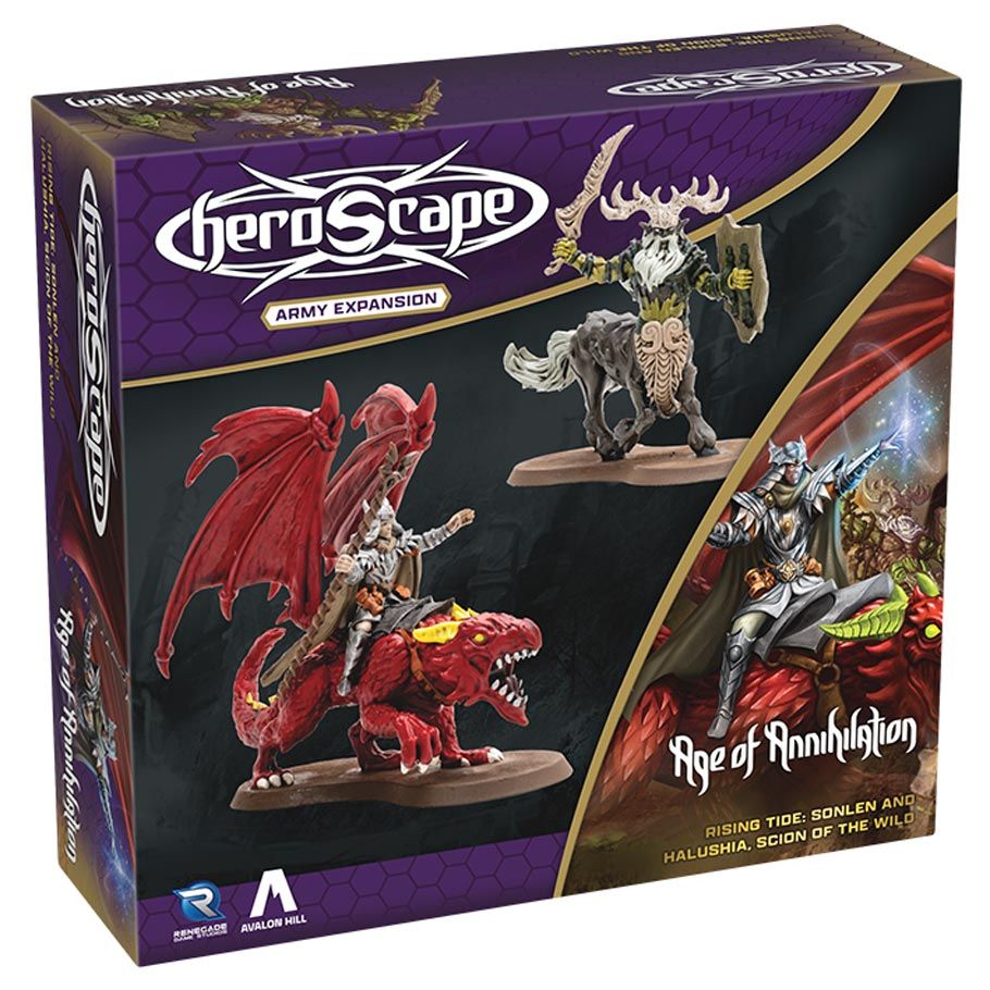 Heroscape: Rising Tide: Sonlen and Halushia, Scion of the Wild Army Expansion
