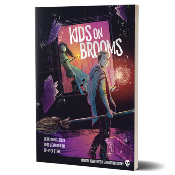 Kids On Brooms - Cats In Hat Inc.