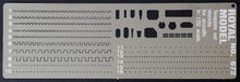 Scribing Template Stencils Set for 1/32 Planes (Photo-Etch)