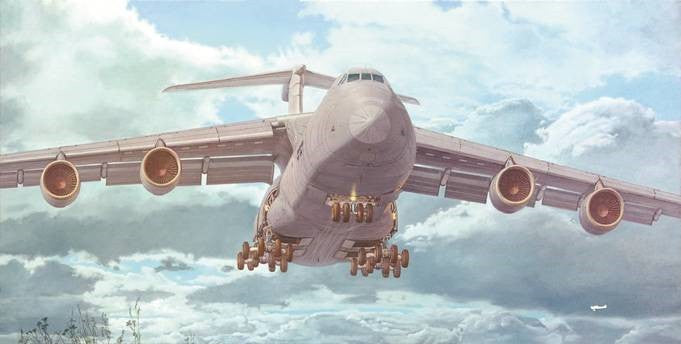 1/144 C5M Super Galaxy USAF Transport Aircraft