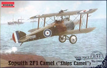 1/72 Sopwith Camel 2F1 Royal AF Fighter