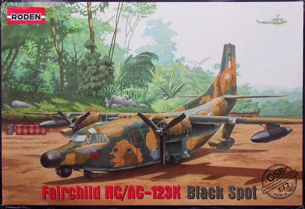 1/72 Fairchild NC/AC123K Black Spot Aircraft