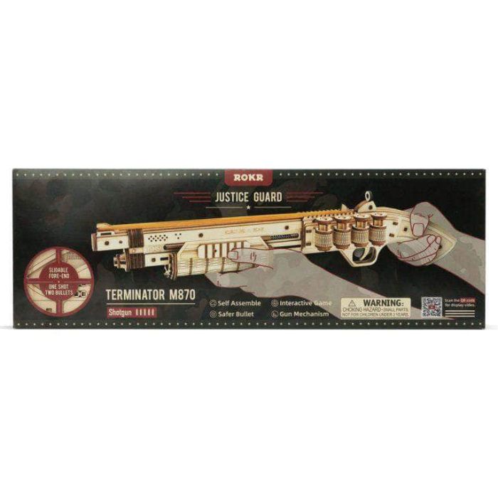 Terminator M870 Rubber Band Gun - Cats In Hat Inc.