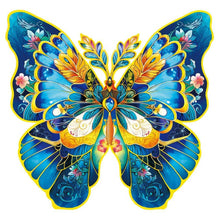 Puzzle: Wooden: Morpho Helena butterfly 200 piece