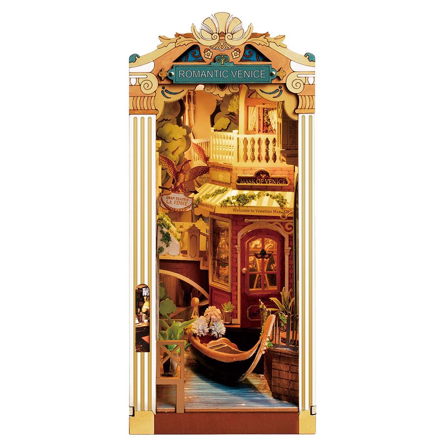 The Town of Venice Book Nook & Wonderland By Robotime