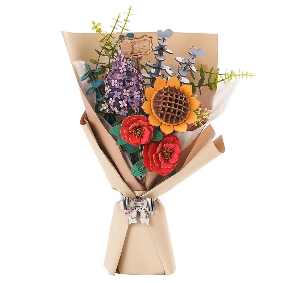 Wooden Flower Bouquet