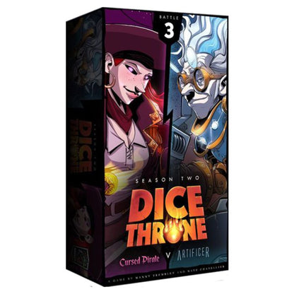 Dice Throne Season Two: Artificer Vs Cursed Pirate - Cats In Hat Inc.