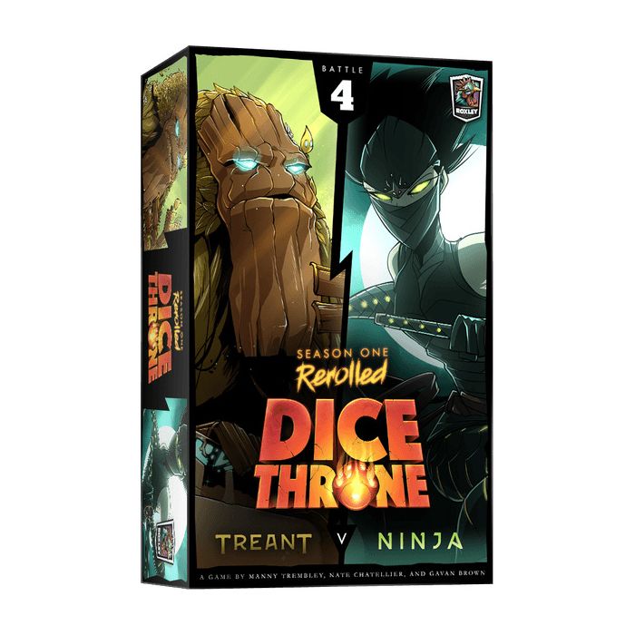 Dice Throne Season One: ReRolled Box 4 Treant V Ninja - Cats In Hat Inc.