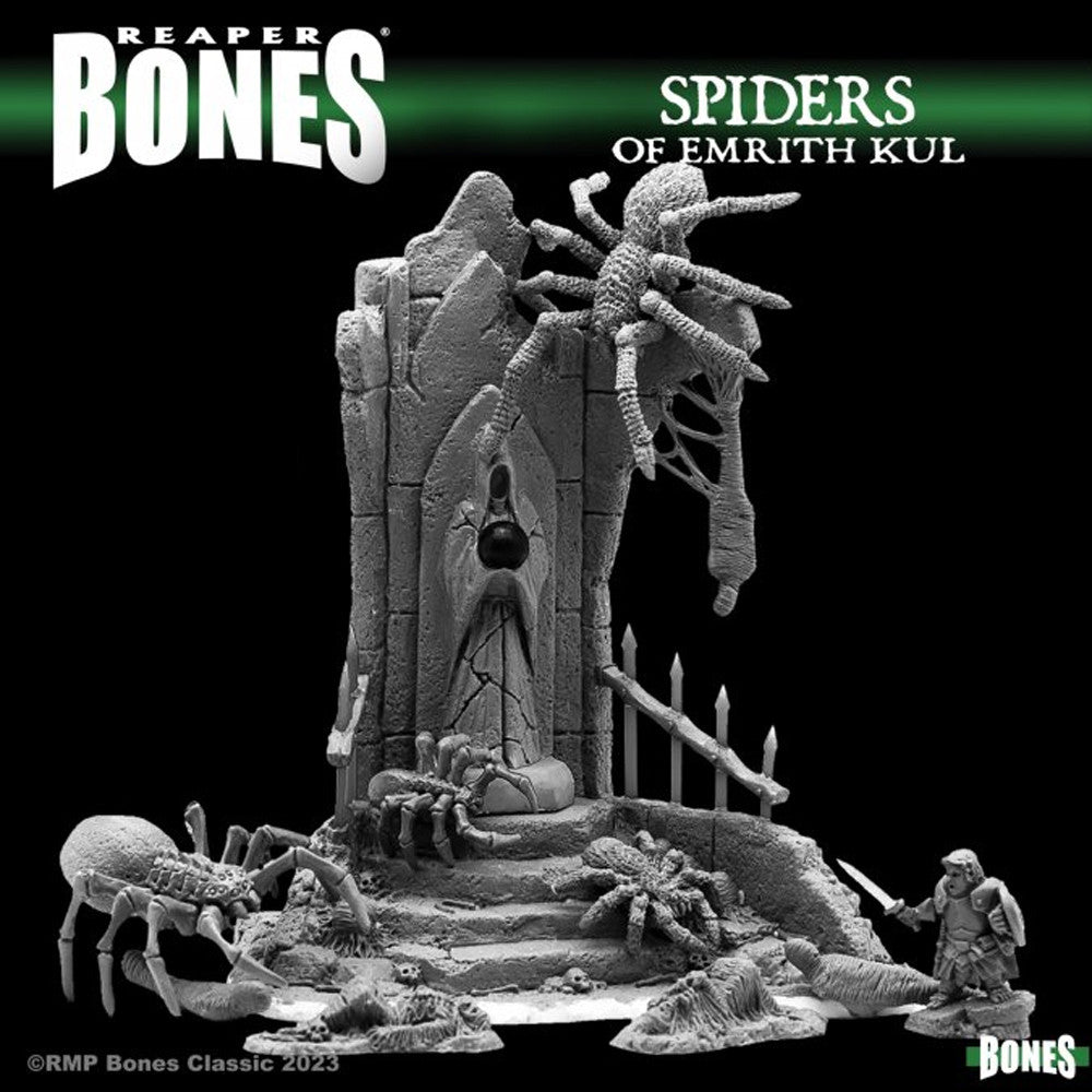 Bones Black: The Spiders of Emrith Kul By Reaper Miniatures