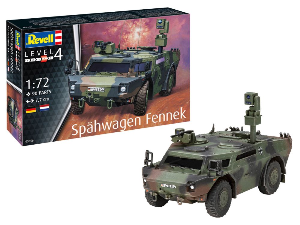 1/72 Spahwagen Fennek Military Recon Vehicle
