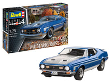 1/25 1971 Mustang Boss 351 Car w/paint & glue