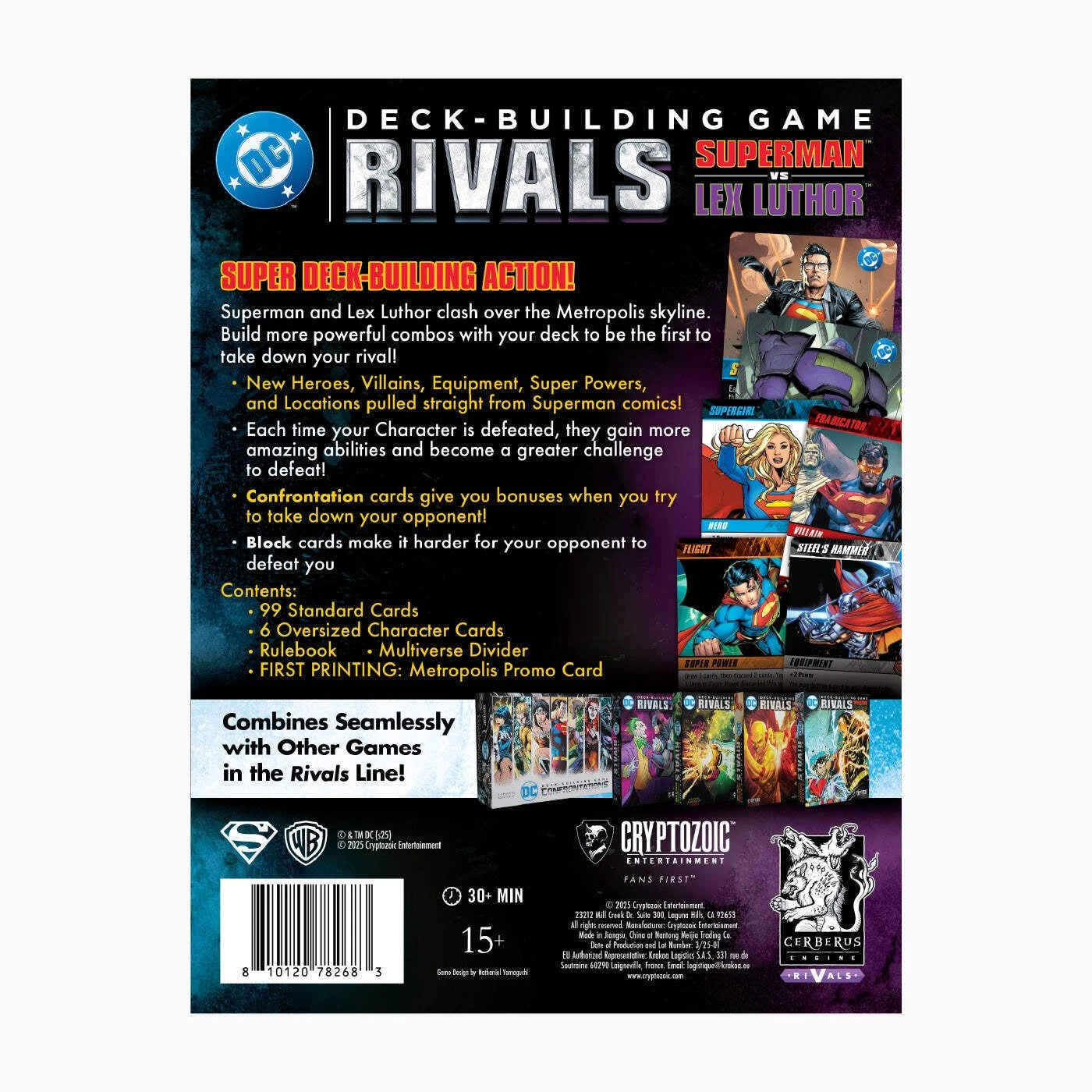 DC Deck-Building Game: Rivals: Superman vs. Lex Luthor