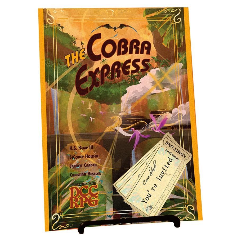 D&D 5E & Dungeon Crawl Classics: Adventure: The Cobra Express By Space Penguin Ink