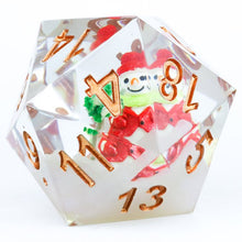 D20 Single 54mm Snowman Scenic - Cats In Hat Inc.