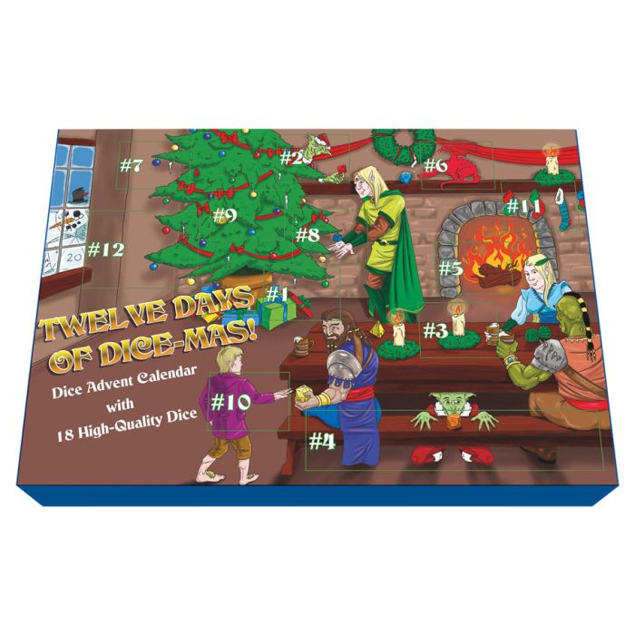 Twelve Days Of Dice-Mas Advent Calendar - Cats In Hat Inc.