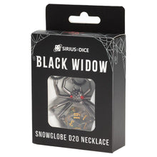 Necklace: Black Widow d20 By Sirius Dice