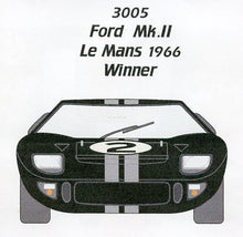 1/32 Ford GT Mk II 1966 LeMans Winner for Slot Cars
