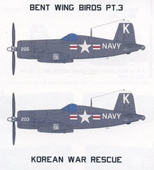 1/72 Bent Wings Bird Part 3 Korean War Rescue for RVL