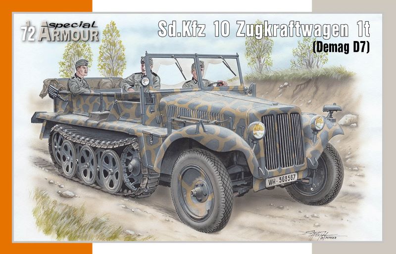 1/72 SdKfz 10 Zugkraftwagen 1t (Demag D7) Halftrack