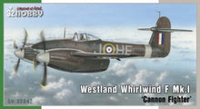 1/32 Westland Whirlwind F Mk I Cannon Fighter