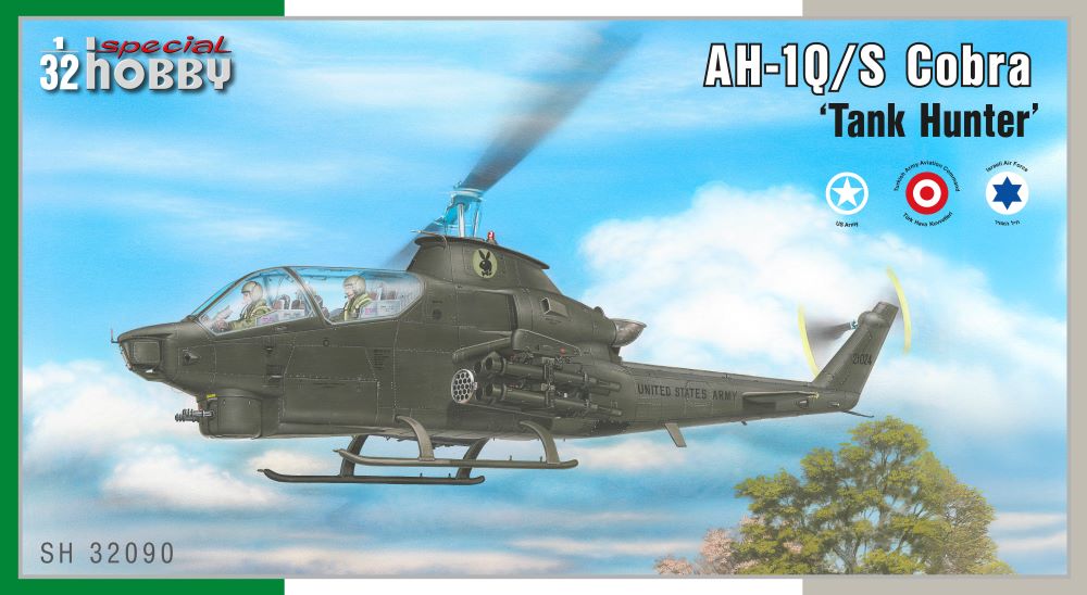 1/32 AH1Q/S Cobra Tank Hunter Helicopter