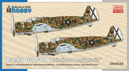 1/48 Breda 65A80 Aviazione Legionaria Aircraft (Ltd Edition)