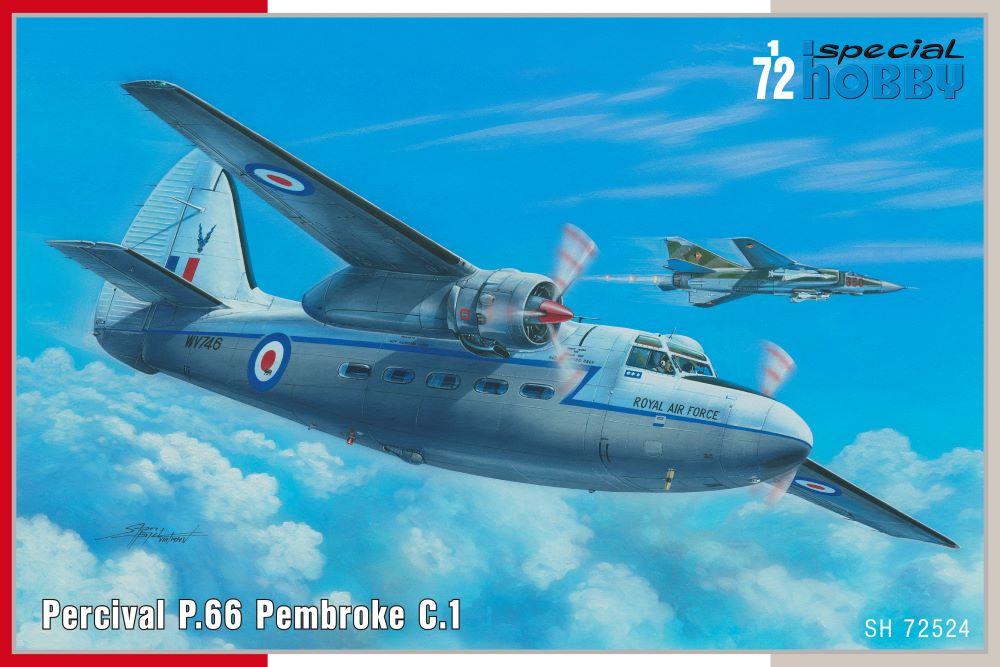 1/72 Percival P66 Pembroke C1 RAF Transport Aircraft