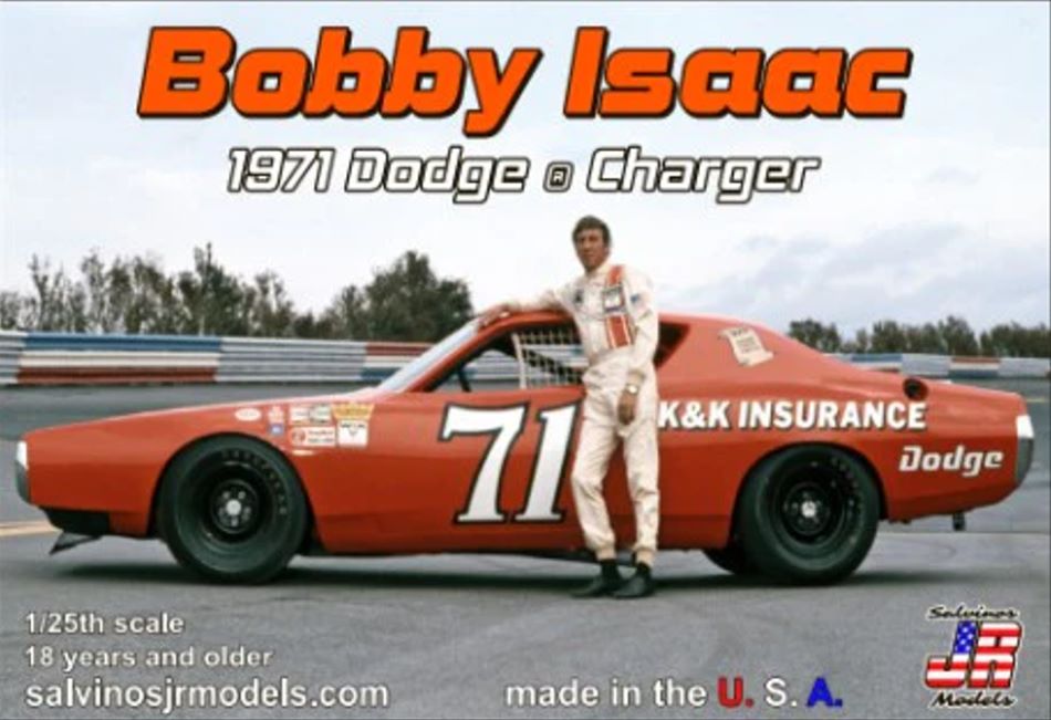 1/25 Bobby Issac #71 1971 Dodge Charger Race Car
