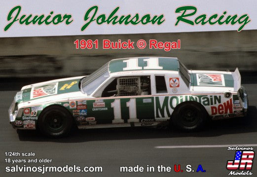 1/24 Junior Johnson Racing Darrell Waltrip #11 1981 Buick Regal Race Car