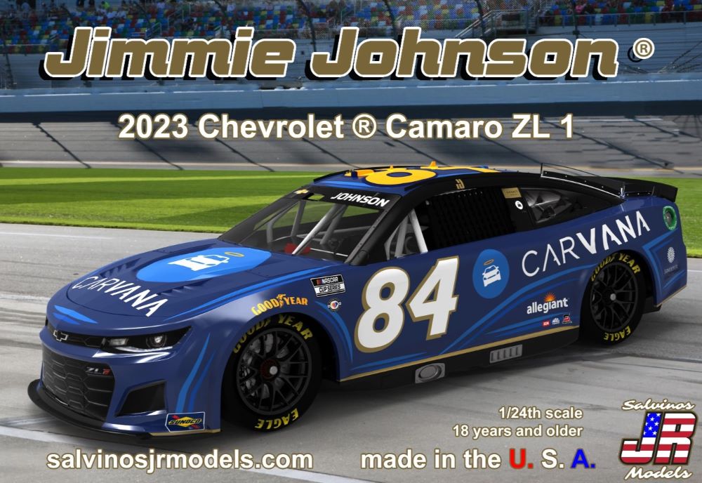 1/24 Jimmie Johnson 2023 NASCAR Chevrolet Camaro ZL1 Race Car (Primary Livery) (Ltd Prod)