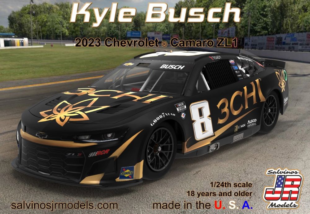 1/24 Kyle Busch 2023 NASCAR Chevrolet Camaro ZL1 Race Car (Primary Livery) (Ltd Prod)