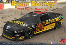 1/24 Ryan Blaney 2023 NASCAR Ford Mustang Race Car (Advanced Auto) (Ltd Prod)